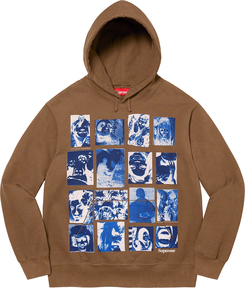 Collage Grid Hooded Sweatshirt view 5